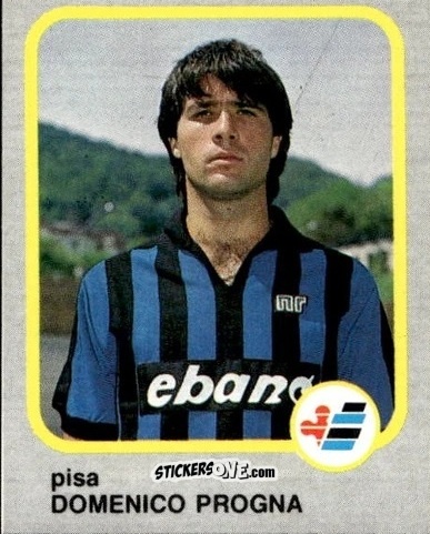 Cromo Domenico Progna - Calcio Flash 1986 n. 187 - Edizioni Flash