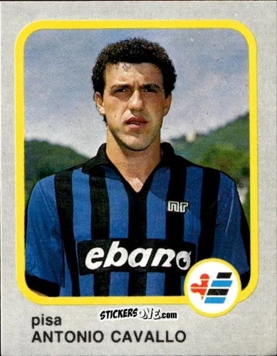Cromo Antonio Cavallo - Calcio Flash 1986 n. 192 - Edizioni Flash