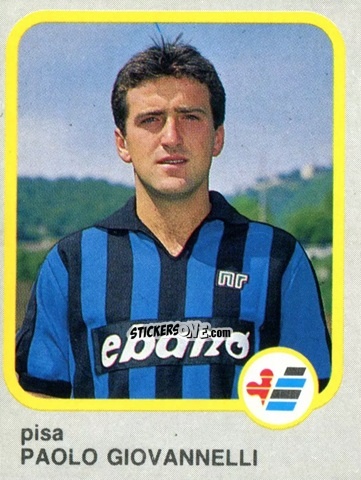 Sticker Paolo Giovannelli - Calcio Flash 1986 n. 194 - Edizioni Flash
