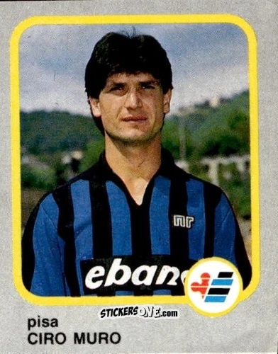 Figurina Ciro Muro - Calcio Flash 1986 n. 195 - Edizioni Flash