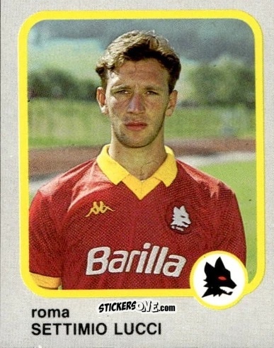 Cromo Settimio Lucci - Calcio Flash 1986 n. 206 - Edizioni Flash