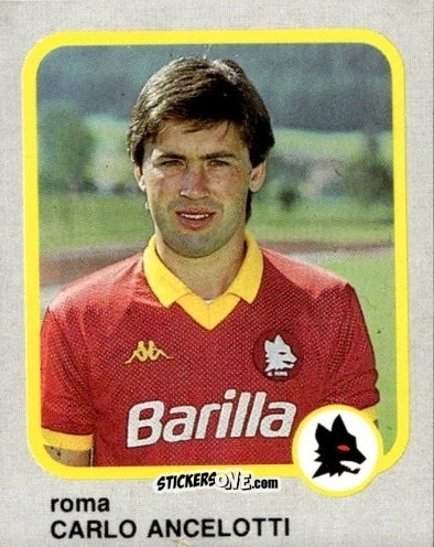 Cromo Carlo Ancelotti - Calcio Flash 1986 n. 210 - Edizioni Flash