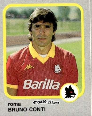 Cromo Bruno Conti - Calcio Flash 1986 n. 212 - Edizioni Flash
