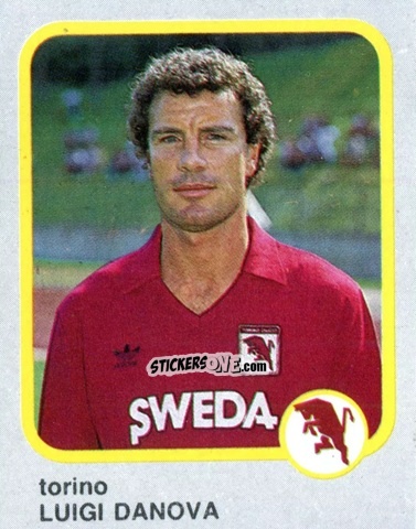 Sticker Luigi Danova - Calcio Flash 1986 n. 239 - Edizioni Flash