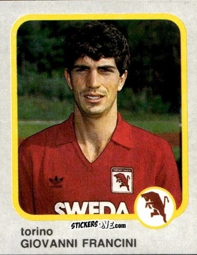 Cromo Giovanni Francini - Calcio Flash 1986 n. 242 - Edizioni Flash