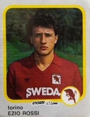 Cromo Ezio Rossi - Calcio Flash 1986 n. 243 - Edizioni Flash