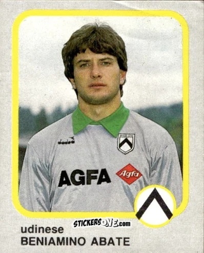 Cromo Beniamino Abate - Calcio Flash 1986 n. 256 - Edizioni Flash