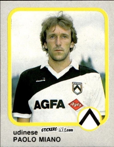 Figurina Paolo Miano - Calcio Flash 1986 n. 266 - Edizioni Flash