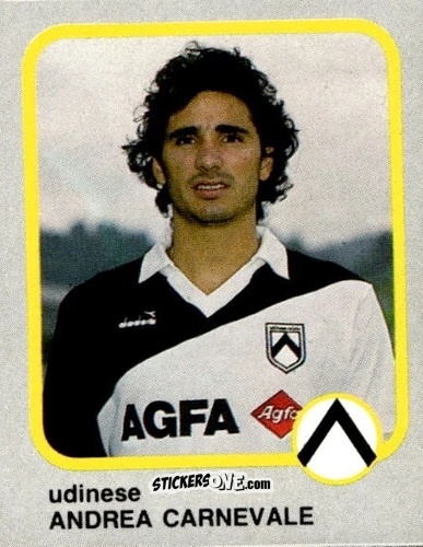 Cromo Andrea Carnevale - Calcio Flash 1986 n. 270 - Edizioni Flash