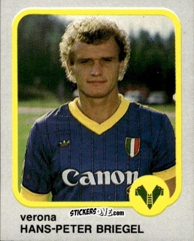 Cromo Hans-Peter Briegel - Calcio Flash 1986 n. 277 - Edizioni Flash