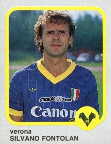 Sticker Silvano Fontolan - Calcio Flash 1986 n. 278 - Edizioni Flash