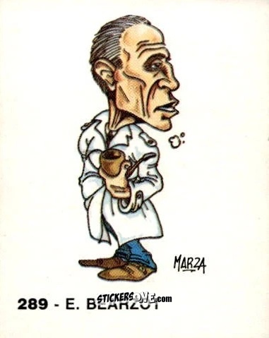 Cromo E. Bearzot - Calcio Flash 1986 n. 289 - Edizioni Flash