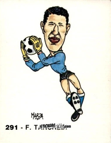 Figurina F. Tancredi - Calcio Flash 1986 n. 291 - Edizioni Flash