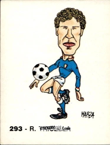 Cromo R. Tricella - Calcio Flash 1986 n. 293 - Edizioni Flash