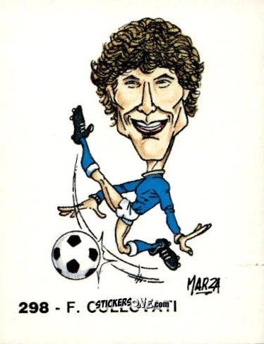 Figurina F. Collovatti - Calcio Flash 1986 n. 298 - Edizioni Flash