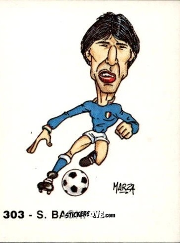 Cromo S. Bagni - Calcio Flash 1986 n. 303 - Edizioni Flash