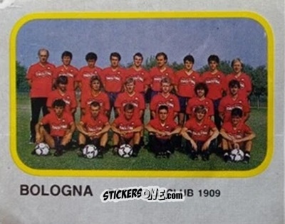 Cromo Squadra Bologna - Calcio Flash 1986 n. 327 - Edizioni Flash