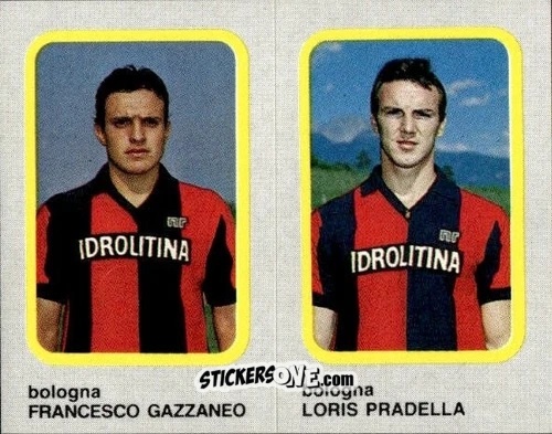 Cromo Francesco Gazzaneo / Loris Pradella - Calcio Flash 1986 n. 329 - Edizioni Flash