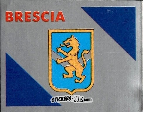 Cromo Scudetto Brescia - Calcio Flash 1986 n. SC21 - Edizioni Flash