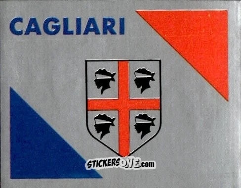 Cromo Scudetto Cagliari - Calcio Flash 1986 n. SC22 - Edizioni Flash