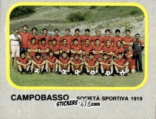 Figurina Squadra Campobasso - Calcio Flash 1986 n. 348 - Edizioni Flash