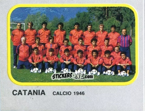 Sticker Squadra Catania - Calcio Flash 1986 n. 355 - Edizioni Flash