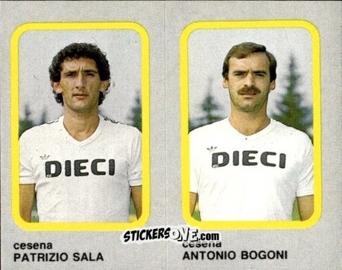 Cromo Patrizio Sala / Antonio Bogoni - Calcio Flash 1986 n. 367 - Edizioni Flash