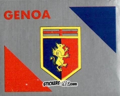Figurina Scudetto Genoa - Calcio Flash 1986 n. SC29 - Edizioni Flash