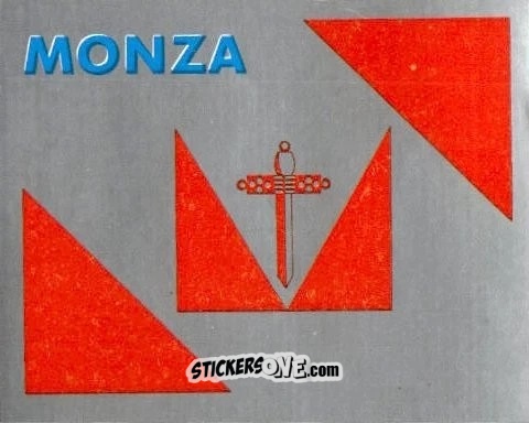 Sticker Scudetto Monza - Calcio Flash 1986 n. SC32 - Edizioni Flash