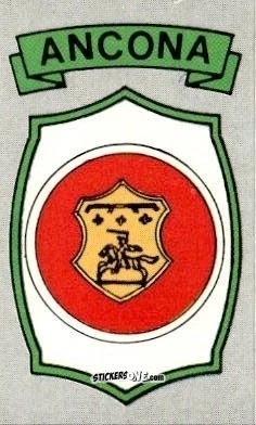 Cromo Scudetto Ancona - Calcio Flash 1986 n. SC38 - Edizioni Flash