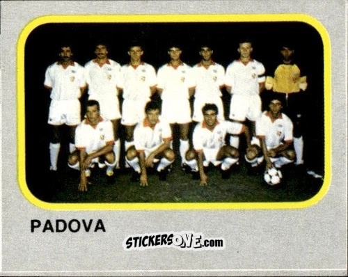 Figurina Squadra Padova - Calcio Flash 1986 n. 455 - Edizioni Flash