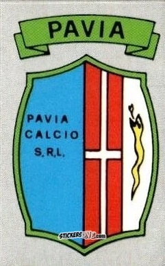 Cromo Scudetto Pavia - Calcio Flash 1986 n. SC45 - Edizioni Flash