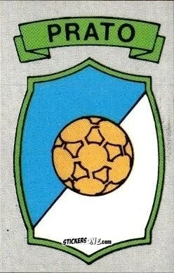 Cromo Scudetto Prato - Calcio Flash 1986 n. SC47 - Edizioni Flash