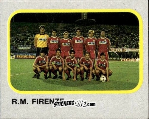 Sticker Squadra R.M. Firenze - Calcio Flash 1986 n. 462 - Edizioni Flash