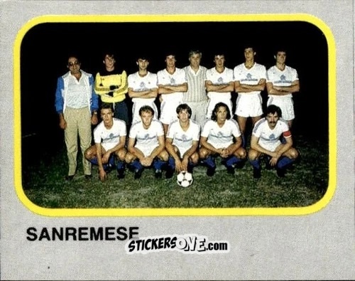 Figurina Squadra Sanremese - Calcio Flash 1986 n. 463 - Edizioni Flash