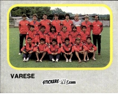 Cromo Squadra Varese - Calcio Flash 1986 n. 466 - Edizioni Flash