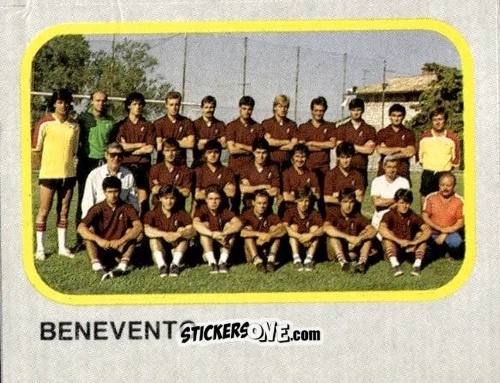 Figurina Squadra Benevento - Calcio Flash 1986 n. 469 - Edizioni Flash
