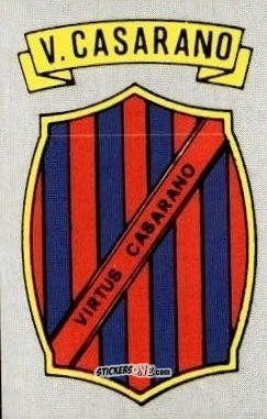 Sticker Scudetto V. Casarano - Calcio Flash 1986 n. SC60 - Edizioni Flash