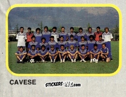 Figurina Squadra Cavese - Calcio Flash 1986 n. 474 - Edizioni Flash
