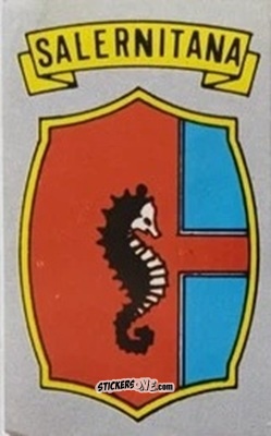 Figurina Scudetto Salernitana - Calcio Flash 1986 n. SC69 - Edizioni Flash