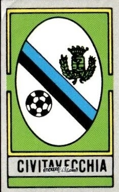 Figurina Scudetto Civitavecchia - Calcio Flash 1986 n. SC78 - Edizioni Flash