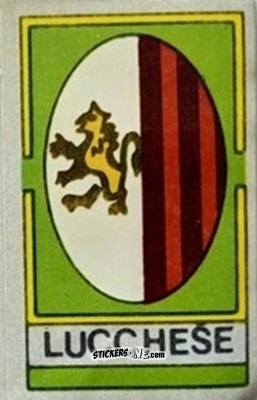 Figurina Scudetto Lucchese - Calcio Flash 1986 n. SC82 - Edizioni Flash