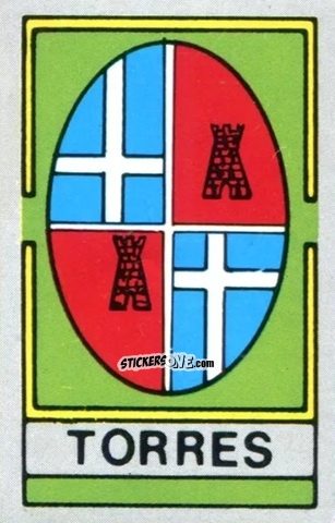Cromo Scudetto Torres - Calcio Flash 1986 n. SC90 - Edizioni Flash