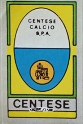 Figurina Scudetto Centese - Calcio Flash 1986 n. SC92 - Edizioni Flash