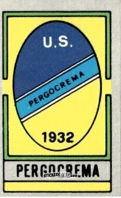 Cromo Scudetto Pergocrema - Calcio Flash 1986 n. SC103 - Edizioni Flash