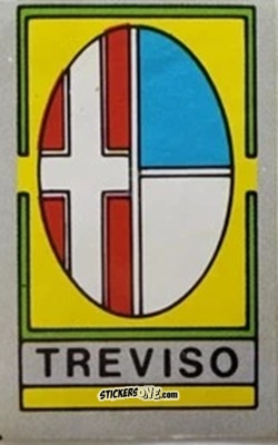 Sticker Scudetto Treviso - Calcio Flash 1986 n. SC108 - Edizioni Flash