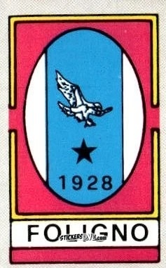 Cromo Scudetto Foligno - Calcio Flash 1986 n. SC115 - Edizioni Flash