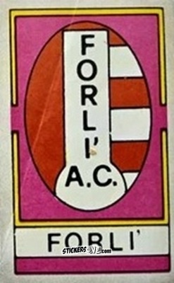 Sticker Scudetto Forli' - Calcio Flash 1986 n. SC116 - Edizioni Flash