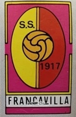 Figurina Scudetto Francavilla - Calcio Flash 1986 n. SC117 - Edizioni Flash