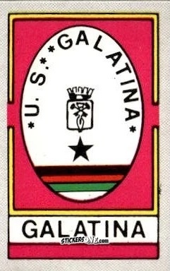 Sticker Scudetto Galatina - Calcio Flash 1986 n. SC118 - Edizioni Flash